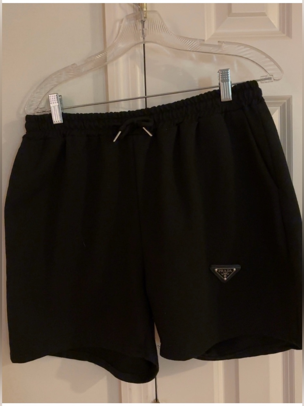 Like New ~ Women’s Designer Black Logo Shorts ~ Size XXL (US XL)